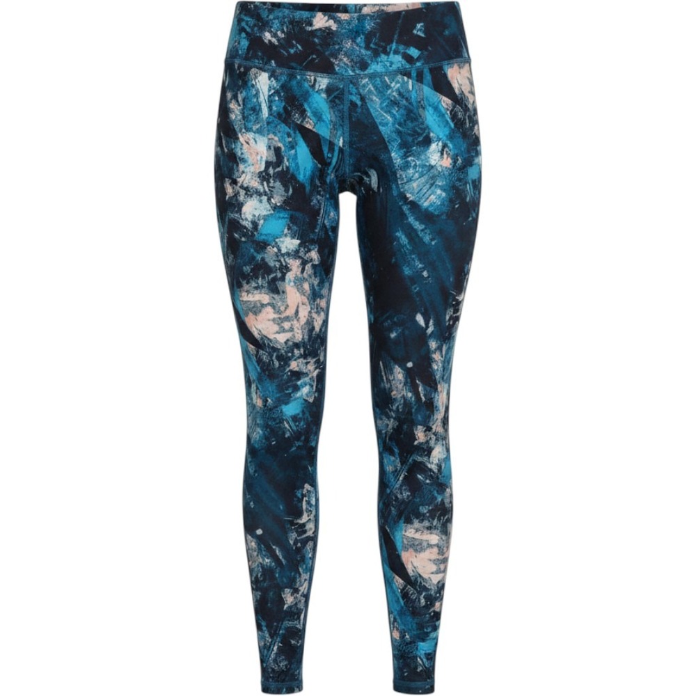 Lucy Activewear Yoga Leggings Navy Abstract Print Performance Gym Pilates L